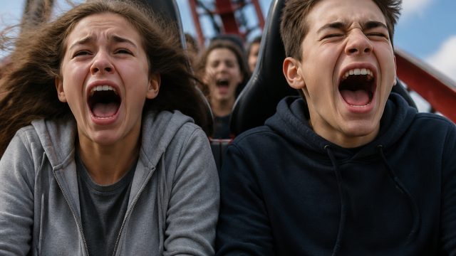 Teen's Terrifying Experience on Roller Coaster Sparks Safety Concerns | tekanan 