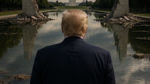 Trump's Controversial Actions Mar the Peaceful Reflection Pool | battleship online, crown casino onl