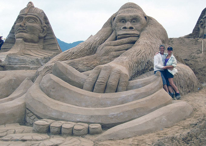 Sparkling sand sculptures, fleeting but still classic