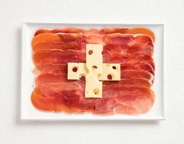 Flags of various countries made of food. Learn knowledge and enjoy delicious food at the same time - top emoticon